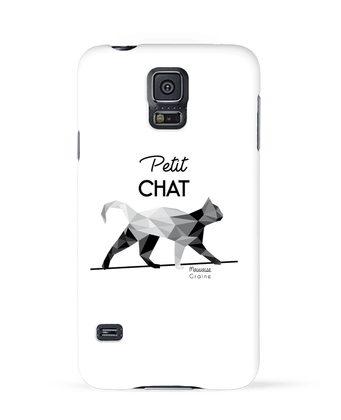 Case 3D Samsung Galaxy S5 Petit chat origami by Mauvaise Graine