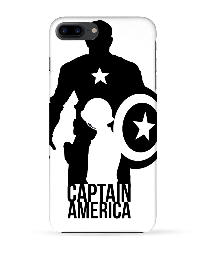Case 3D iPhone 7+ Captain america by Kazeshini