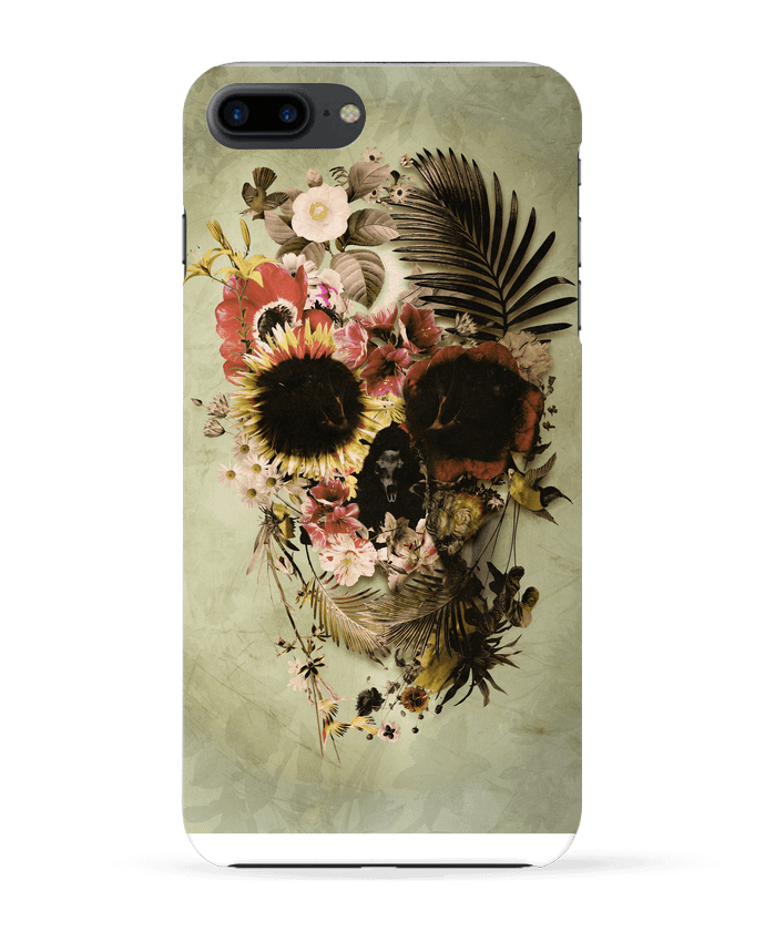 Carcasa Iphone 7+ Garden Skull por ali_gulec