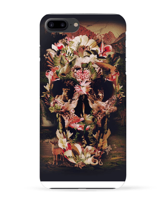 Case 3D iPhone 7+ Jungle Skull by ali_gulec