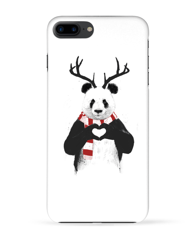 Case 3D iPhone 7+ X-mas Panda by Balàzs Solti