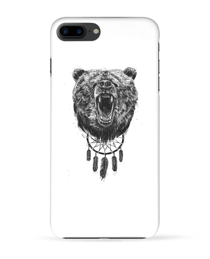 Coque iPhone 7 + dont wake the bear par Balàzs Solti