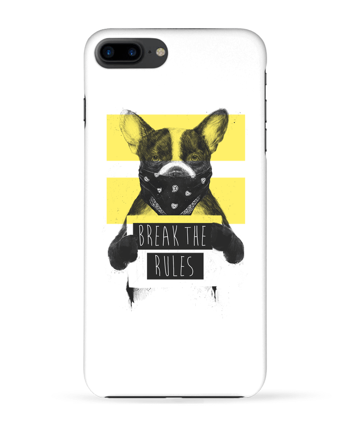 Case 3D iPhone 7+ rebel_dog_yellow by Balàzs Solti