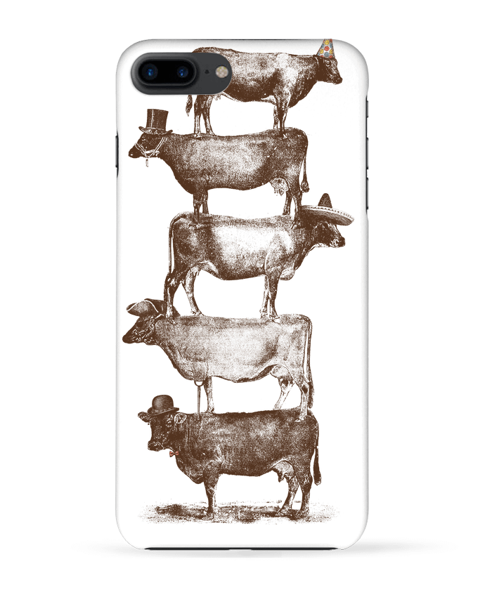 Case 3D iPhone 7+ Cow Cow Nuts by Florent Bodart