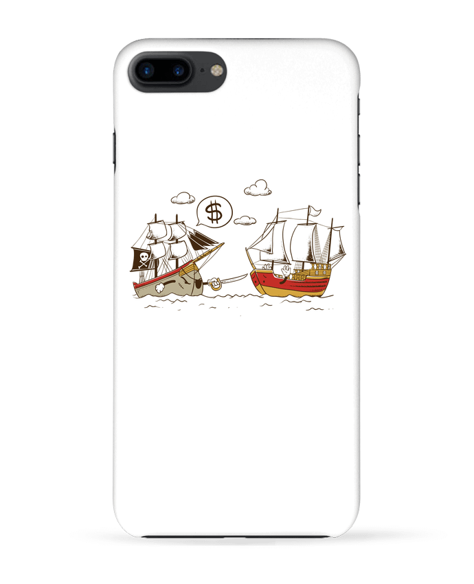 Case 3D iPhone 7+ Pirate by flyingmouse365