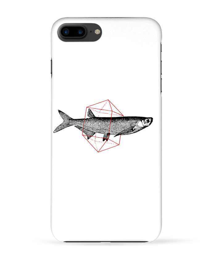 Case 3D iPhone 7+ Fish in geometrics by Florent Bodart