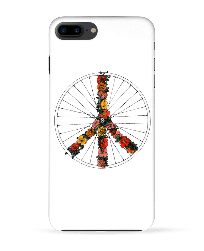 Case 3D iPhone 7+ Peace and Bike by Florent Bodart