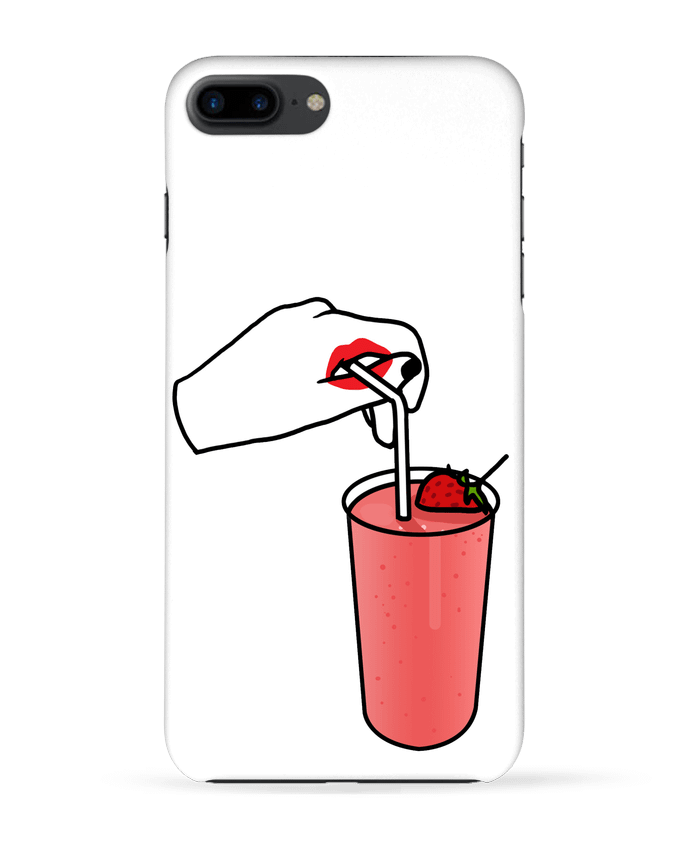 Case 3D iPhone 7+ Milk shake by tattooanshort