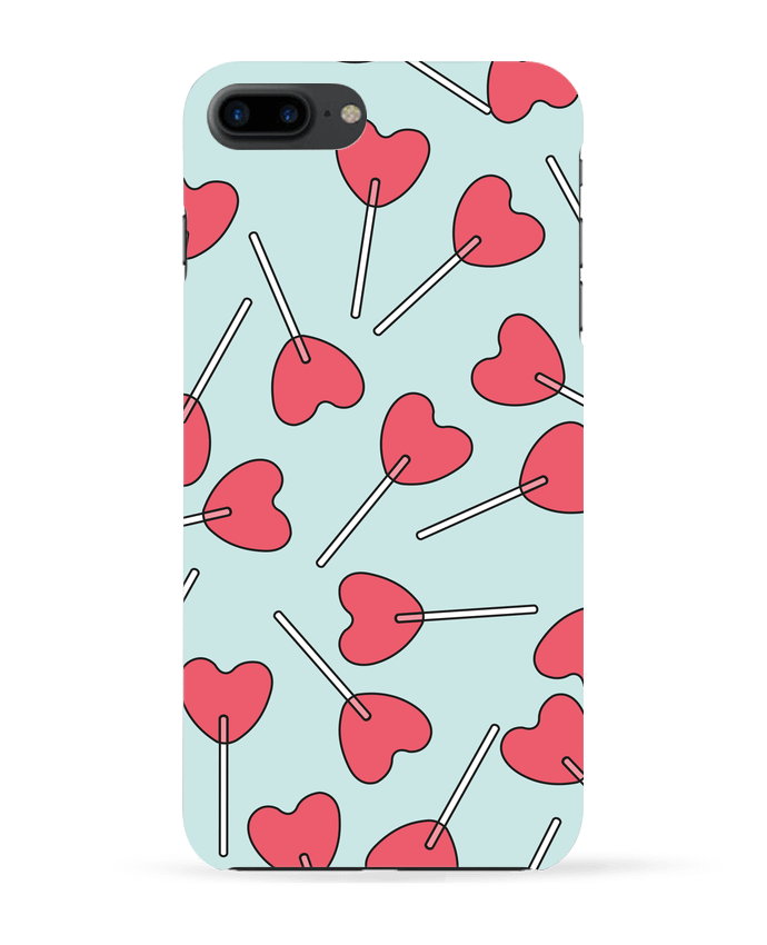 Case 3D iPhone 7+ Sucettes coeur by tunetoo