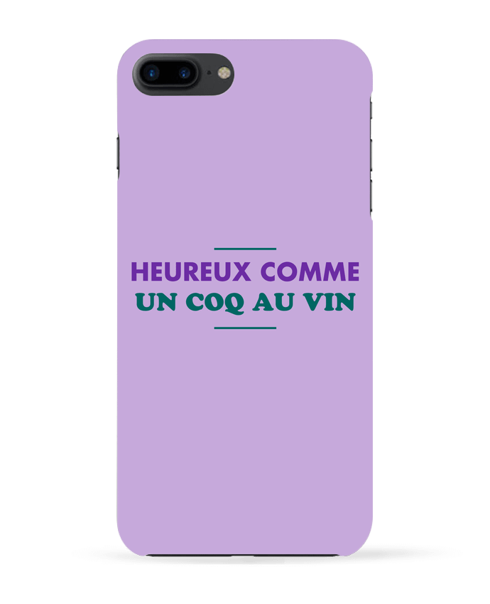Case 3D iPhone 7+ Heureux comme un coq au vin by tunetoo