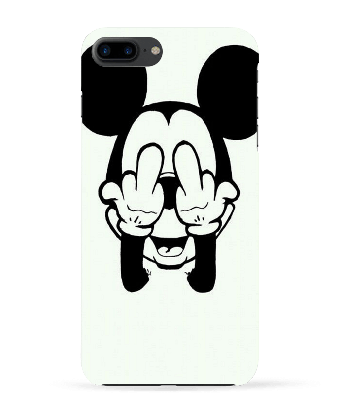 Case 3D iPhone 7+ Vetement mickey doigt d'honneur by Designer_TUNETOO