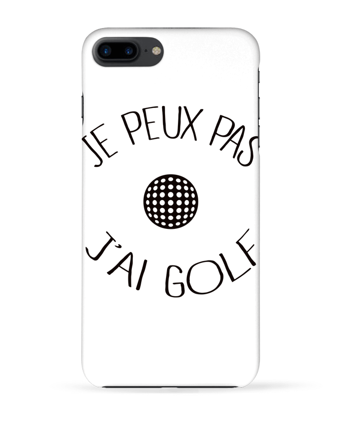 Coque iPhone 7 + Je peux pas j'ai golf par Freeyourshirt.com