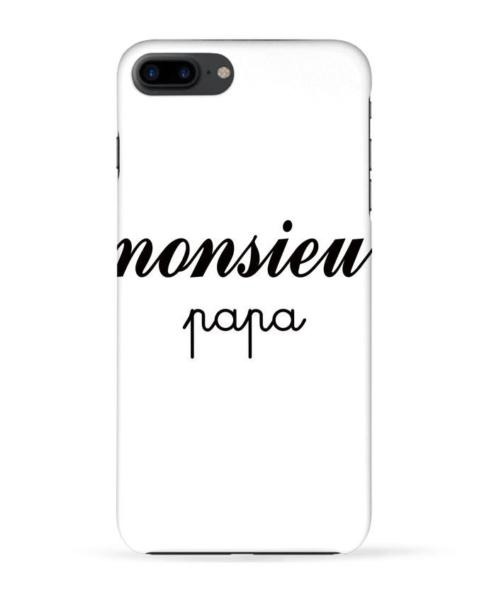 Coque iPhone 7 + Monsieur Papa par Freeyourshirt.com