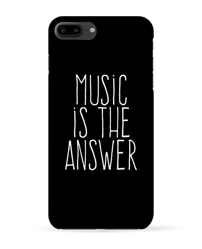 Carcasa Iphone 7+ Music is the answer por justsayin