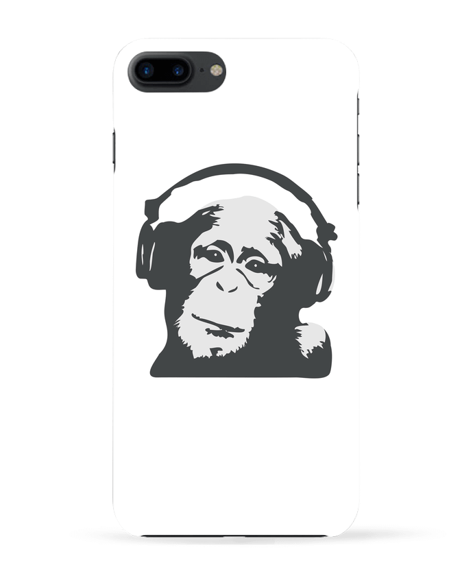 Coque iPhone 7 + DJ monkey par justsayin