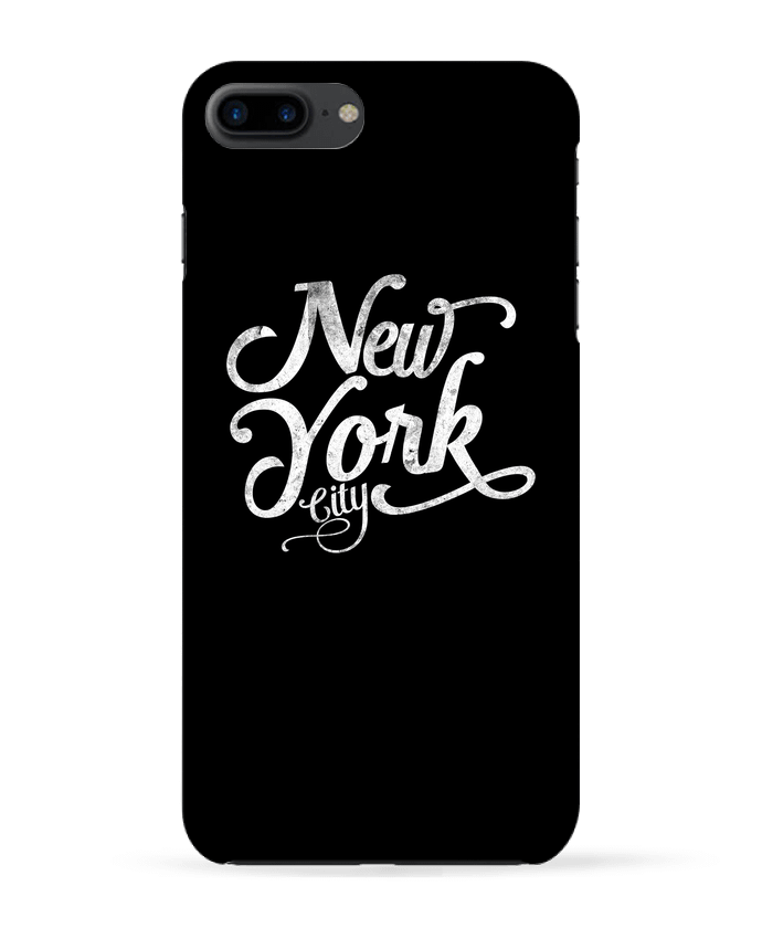 Case 3D iPhone 7+ New York City typographie by justsayin