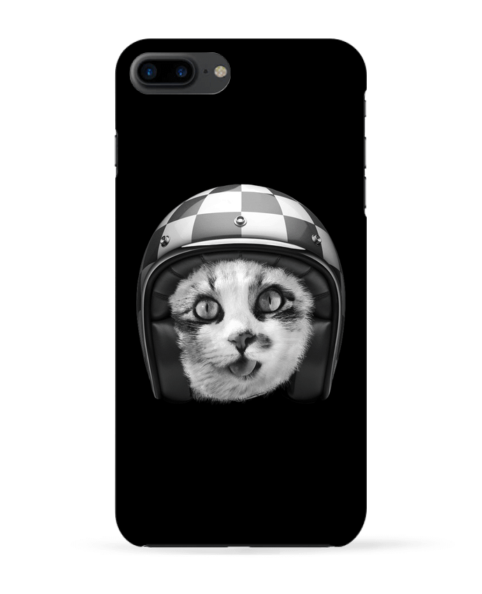 Case 3D iPhone 7+ Biker cat by justsayin
