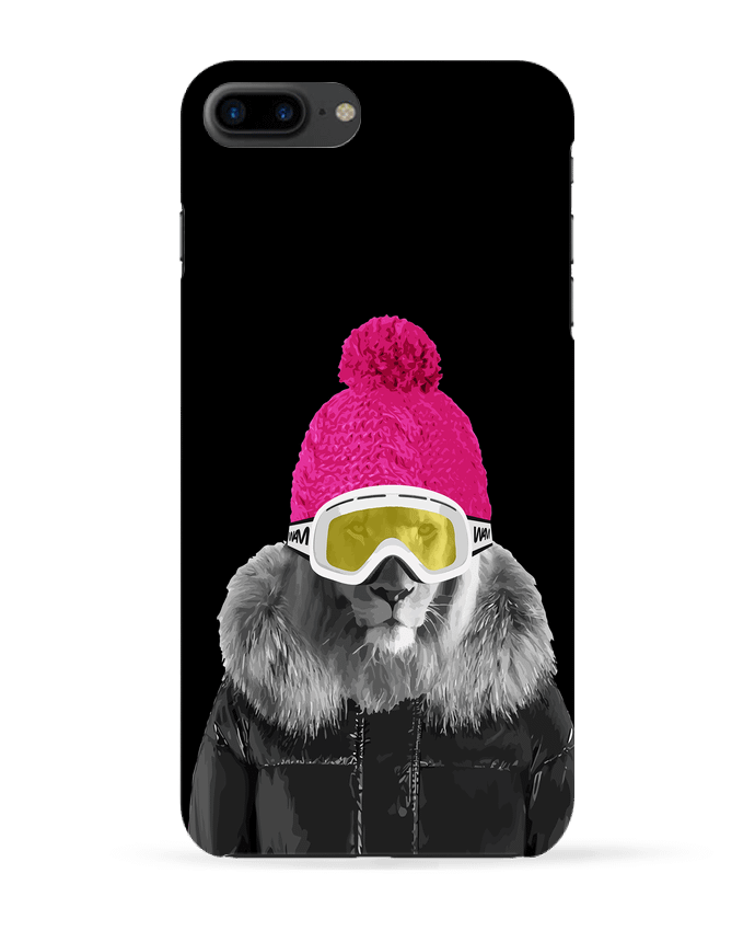 Case 3D iPhone 7+ Lion snowboard by justsayin