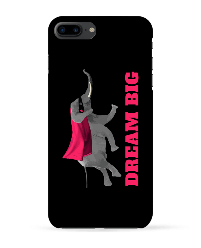 Coque iPhone 7 + Dream big éléphant par justsayin