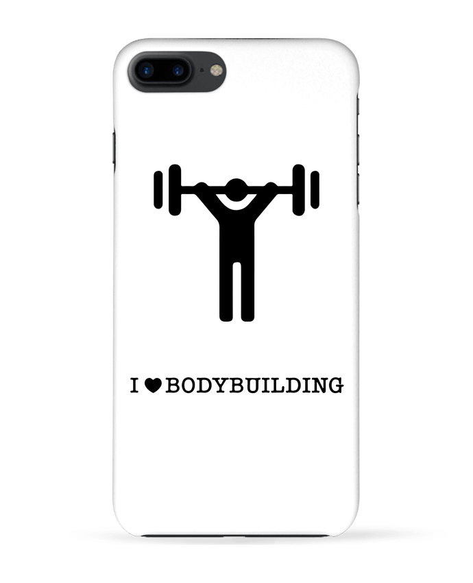 Coque iPhone 7 + I love bodybuilding par will