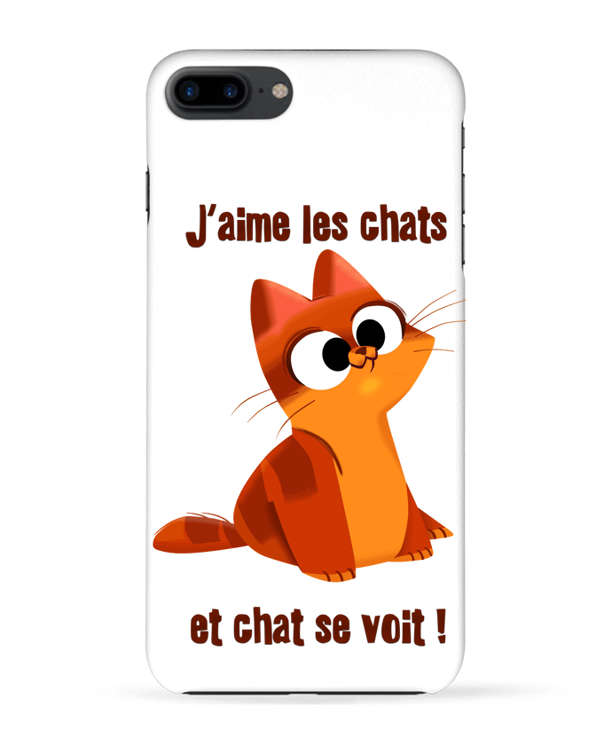 Case 3D iPhone 7+ Chaton by emotionstudio