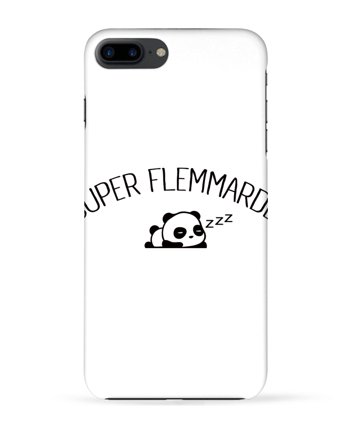 Coque iPhone 7 + Super Flemmarde par Freeyourshirt.com