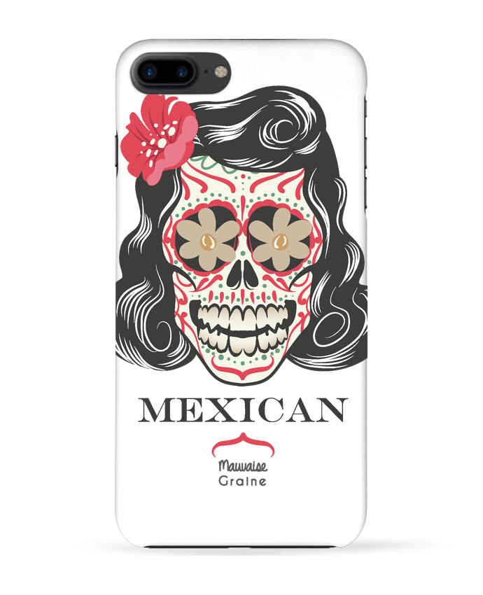 Carcasa Iphone 7+ Mexican crane por Mauvaise Graine