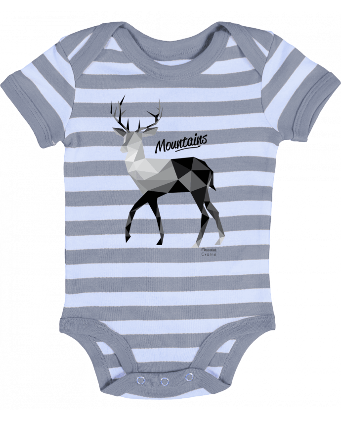 Baby Body striped Mountains - Mauvaise Graine