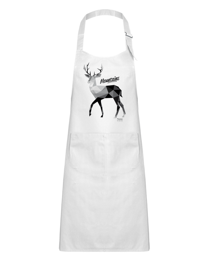 Tablier Enfant Mountains par Mauvaise Graine
