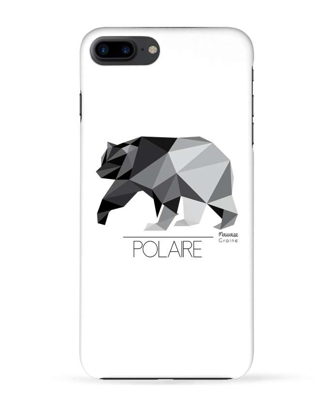 Case 3D iPhone 7+ Ours polaire origami by Mauvaise Graine