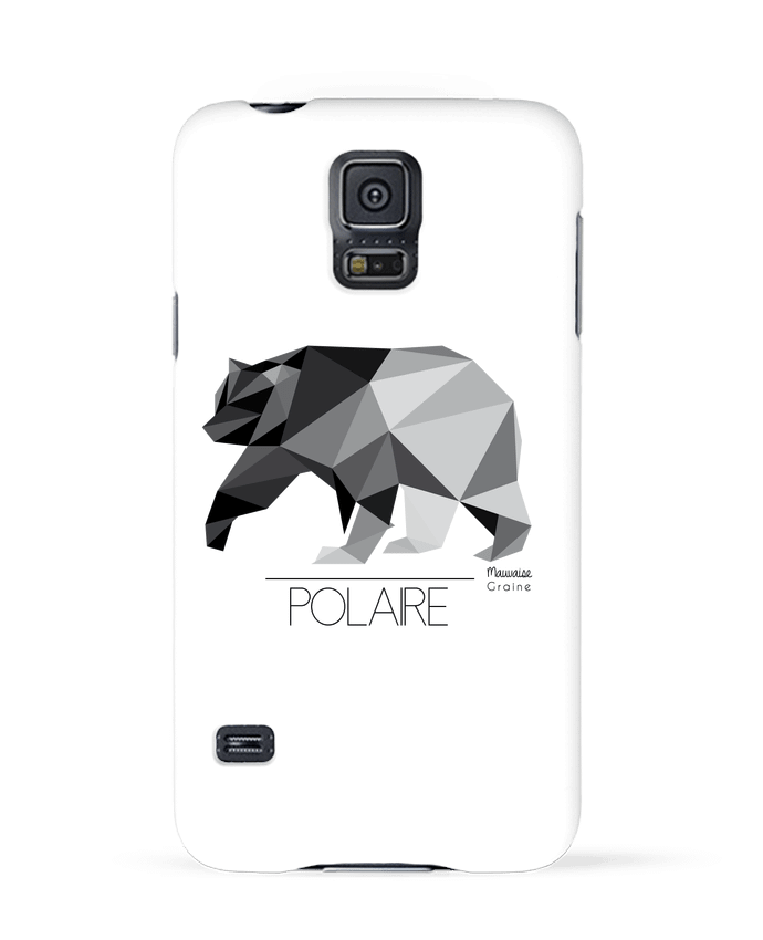 Case 3D Samsung Galaxy S5 Ours polaire origami by Mauvaise Graine
