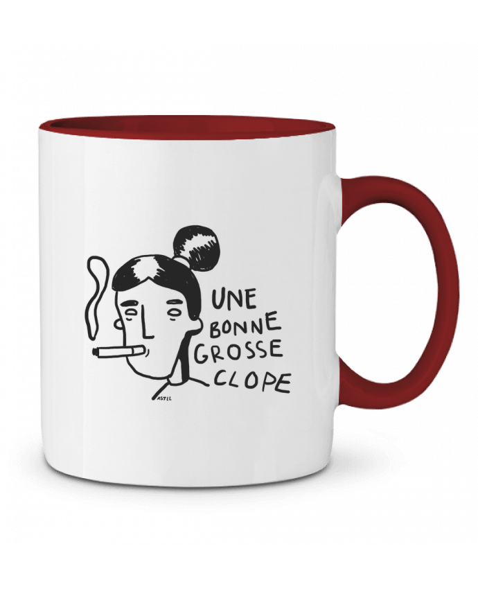Mug bicolore CLOPE (une bonne grosse) RSTLL