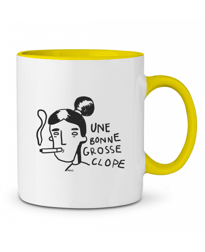 Taza Cerámica Bicolor CLOPE (une bonne grosse) RSTLL