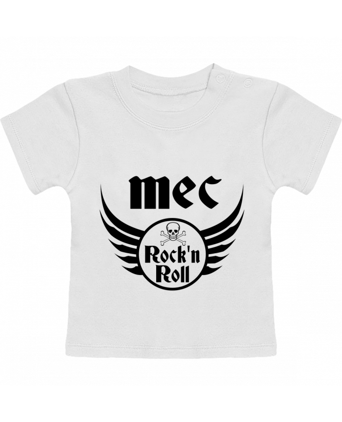 T-Shirt Baby Short Sleeve Mec rock'n roll manches courtes du designer Les Caprices de Filles