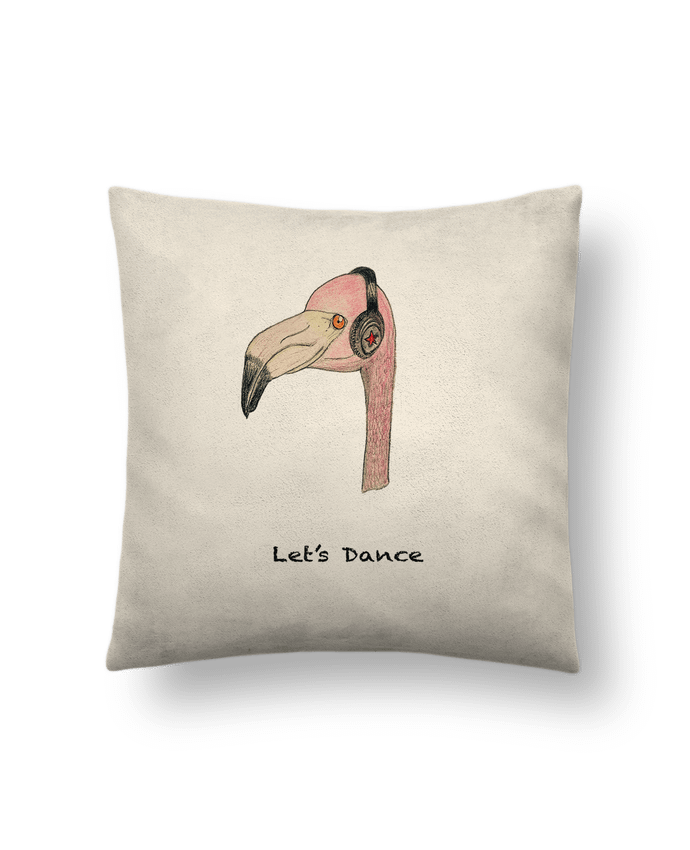 Cushion suede touch 45 x 45 cm Flamingo LET'S DANCE by La Paloma by La Paloma