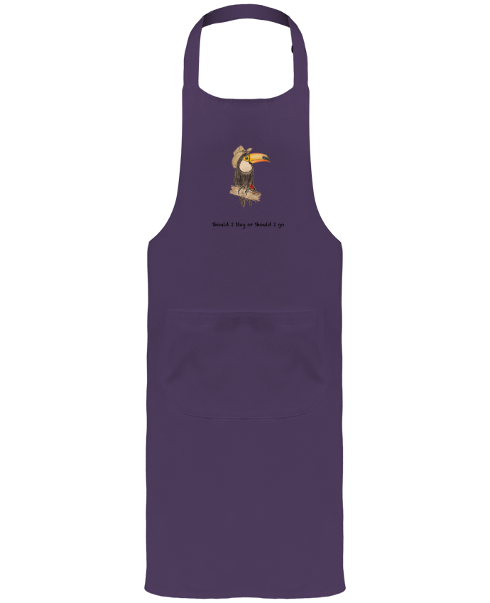 Garden or Sommelier Apron with Pocket TOUCAN by La Paloma