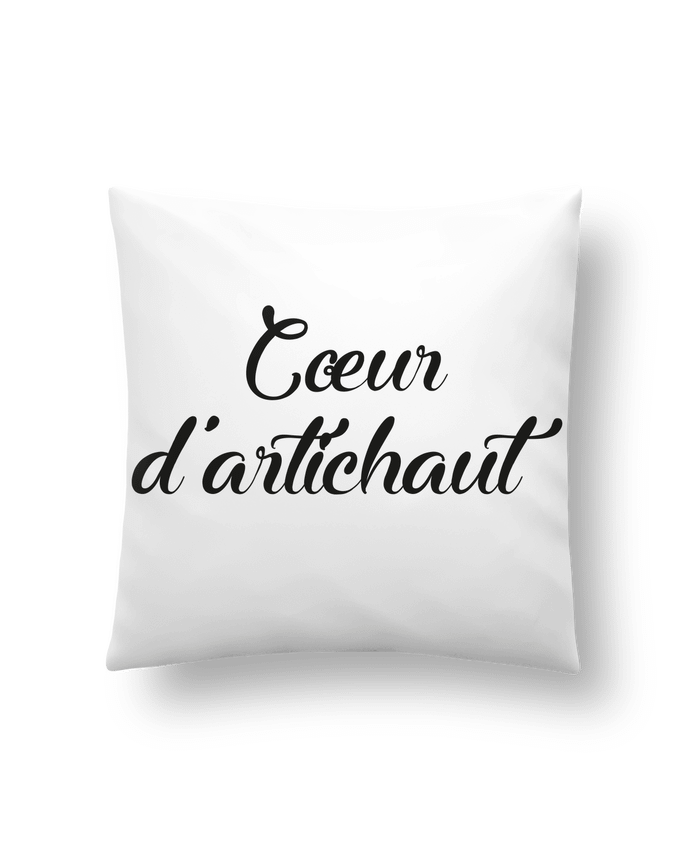Cushion synthetic soft 45 x 45 cm Cœur d'artichaut by Folie douce