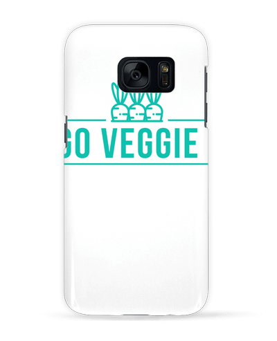 Coque 3D Samsung Galaxy S7  Go veggie ! par Folie douce