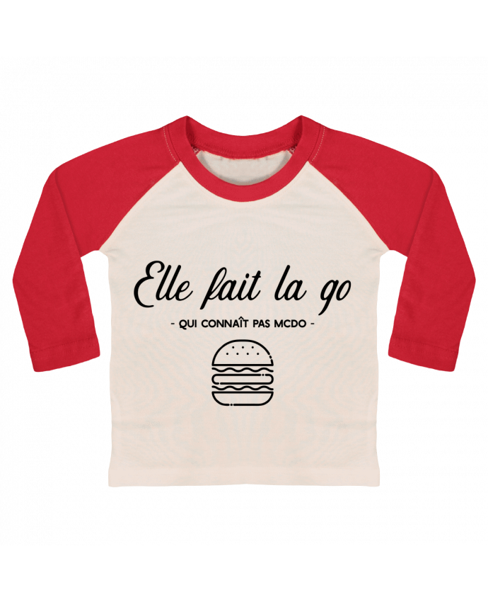 Tee-shirt Bébé Baseball ML 