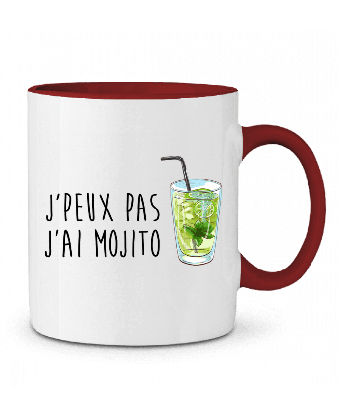 Mug bicolore Je peux pas j'ai mojito FRENCHUP-MAYO