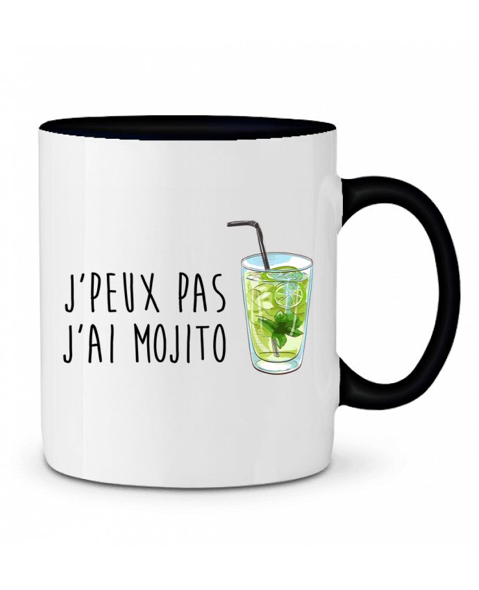 Mug bicolore Je peux pas j'ai mojito FRENCHUP-MAYO