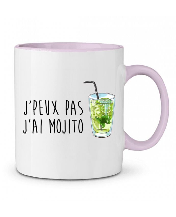 Mug bicolore Je peux pas j'ai mojito FRENCHUP-MAYO