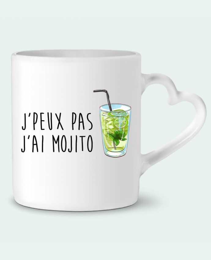 Taza Corazón Je peux pas j'ai mojito por FRENCHUP-MAYO