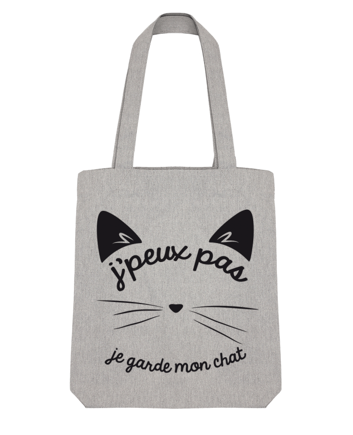 Tote Bag Stanley Stella Je peux pas je garde mon chat by FRENCHUP-MAYO 