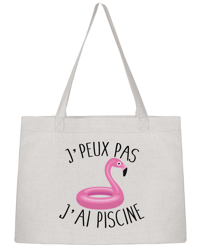 Sac Shopping Je peux pas j'ai piscine par FRENCHUP-MAYO
