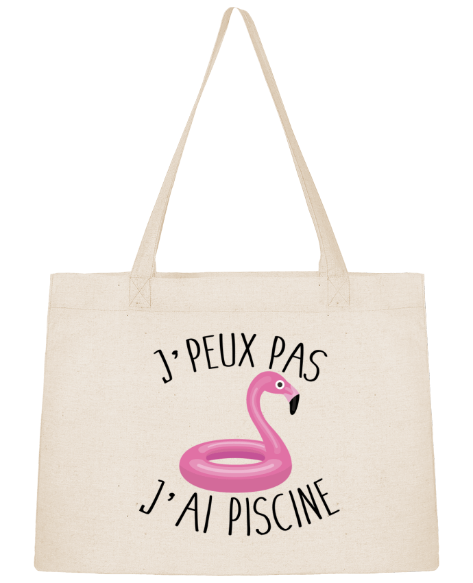 Shopping tote bag Stanley Stella Je peux pas j'ai piscine by FRENCHUP-MAYO