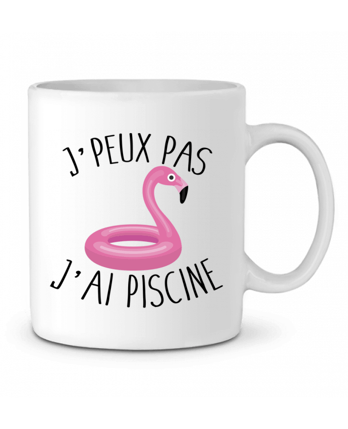 Mug  Je peux pas j'ai piscine par FRENCHUP-MAYO