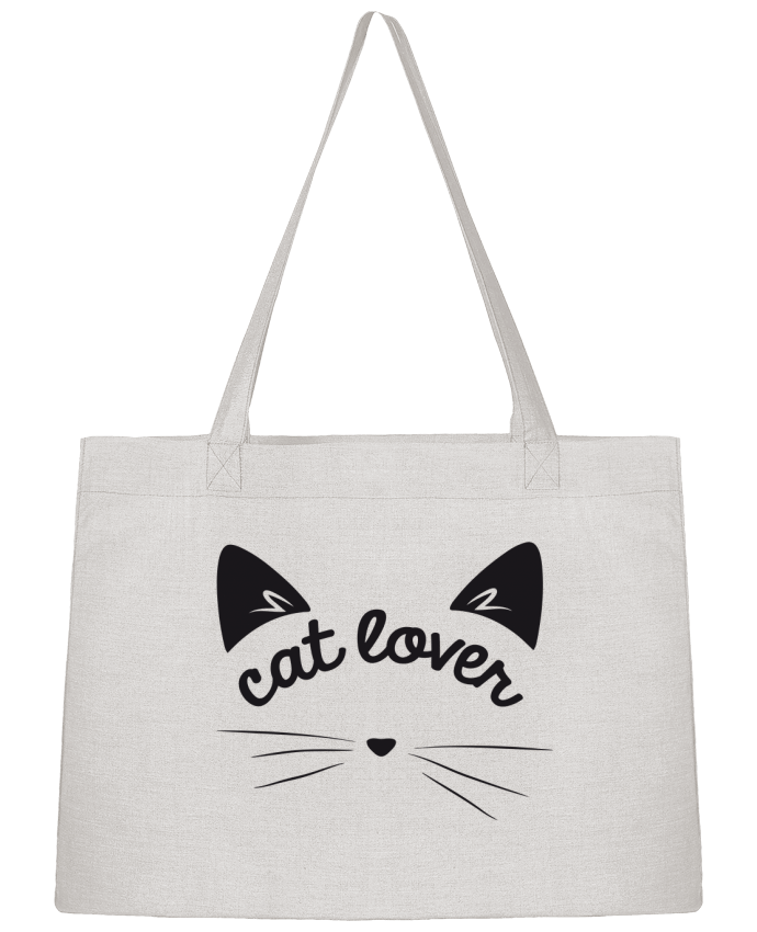 Shopping tote bag Stanley Stella Cat lover by FRENCHUP-MAYO