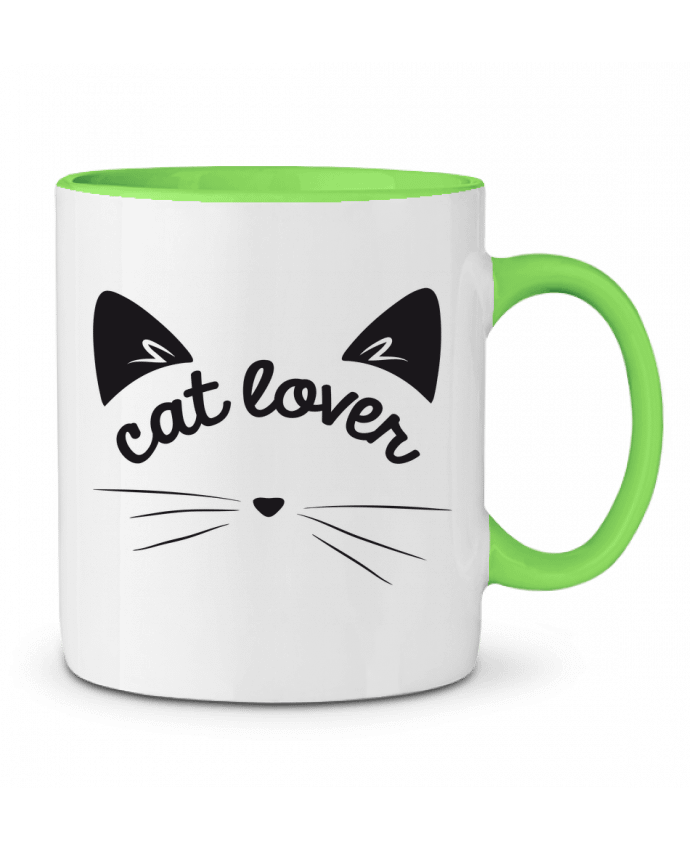 Two-tone Ceramic Mug Cat lover FRENCHUP-MAYO