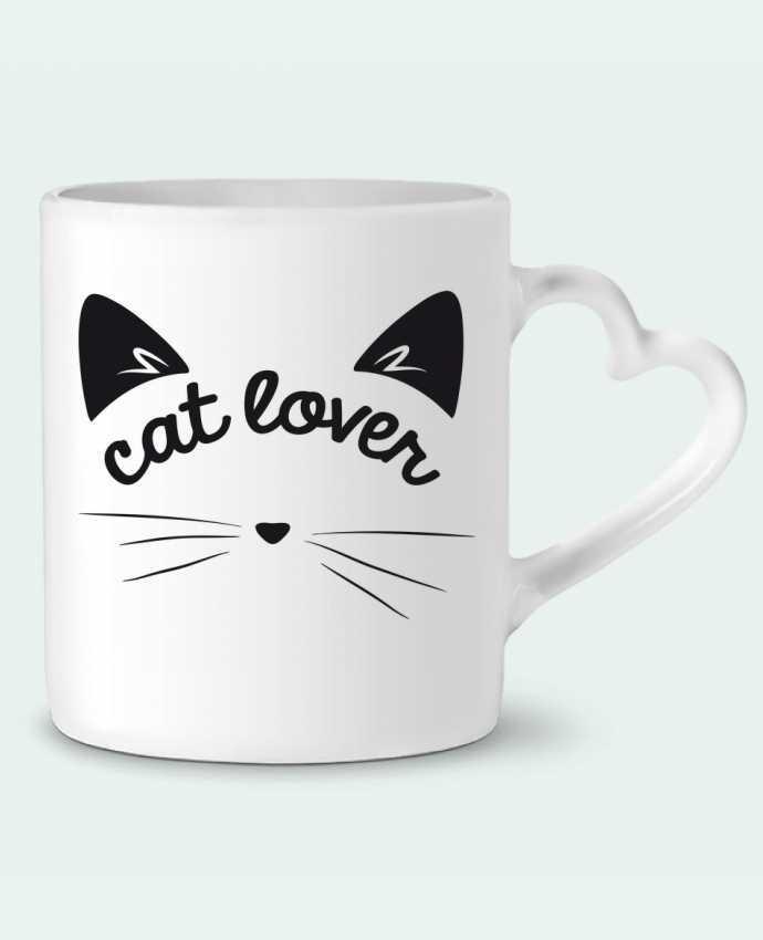 Mug coeur Cat lover par FRENCHUP-MAYO